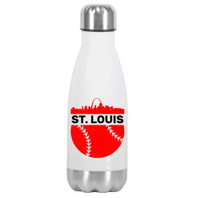 St. Louis Baseball Skyline City Stainless Steel Insulated Water Bottle