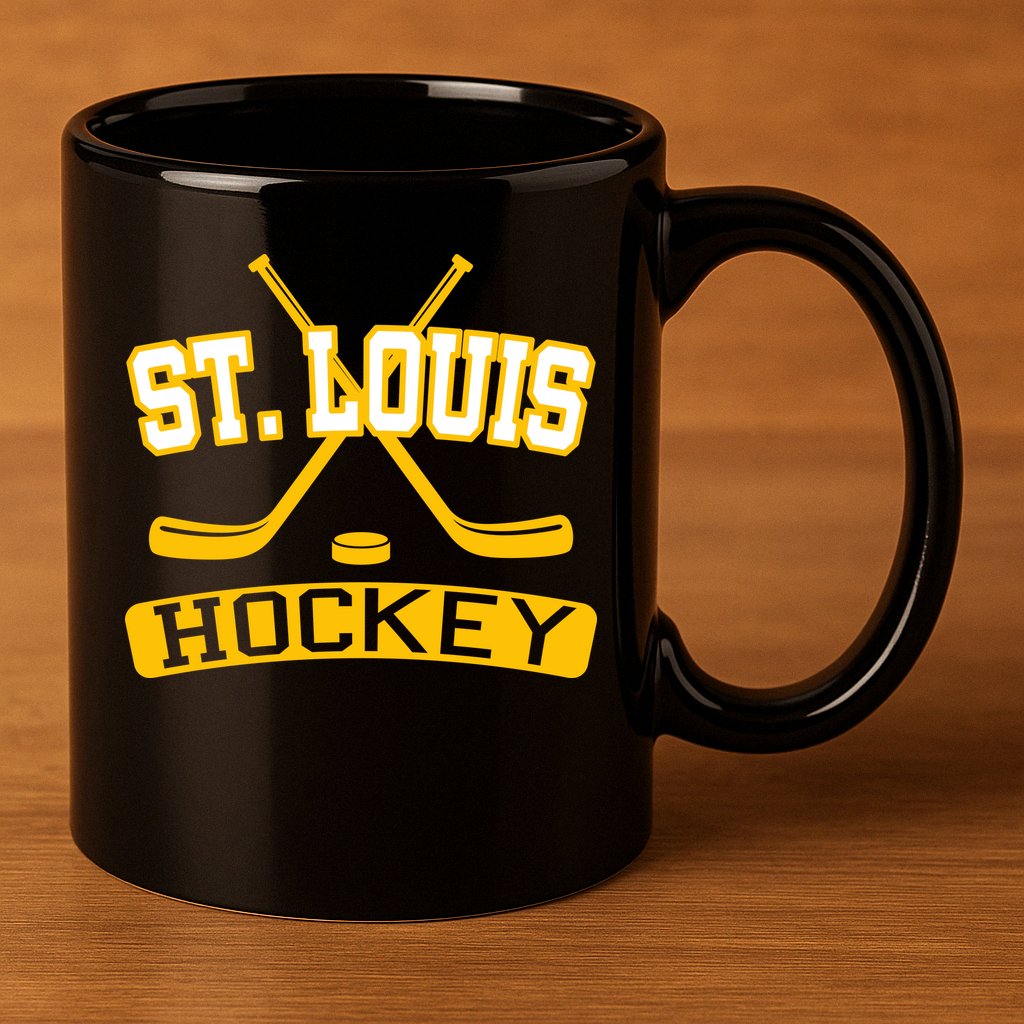 St. Louis Hockey 11oz C Handle Ceramic Mug