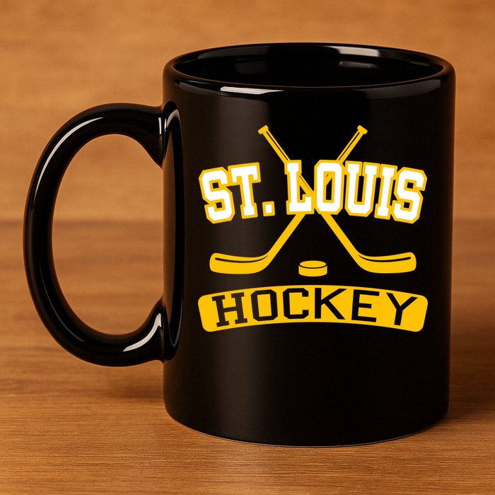 St. Louis Hockey 11oz C Handle Ceramic Mug