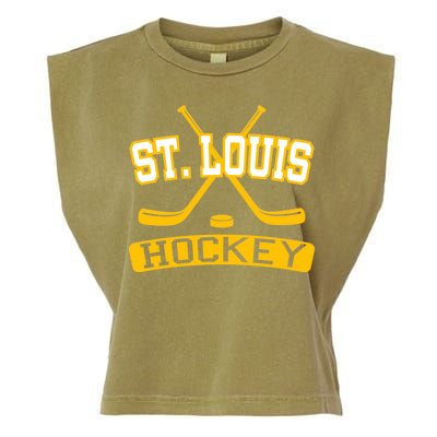 St. Louis Hockey Garment-Dyed Women's Muscle Tee