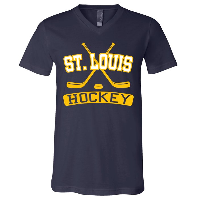 St. Louis Hockey V-Neck T-Shirt