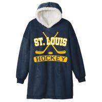 St. Louis Hockey Hooded Wearable Blanket