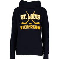 St. Louis Hockey Womens Funnel Neck Pullover Hood