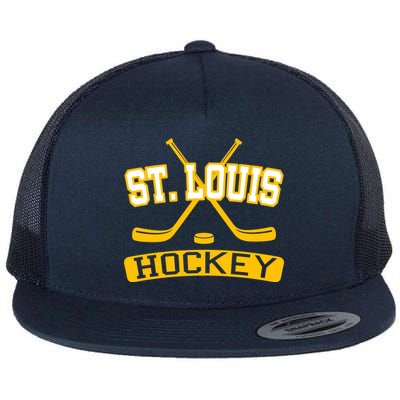 St. Louis Hockey Flat Bill Trucker Hat