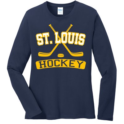 St. Louis Hockey Ladies Long Sleeve Shirt