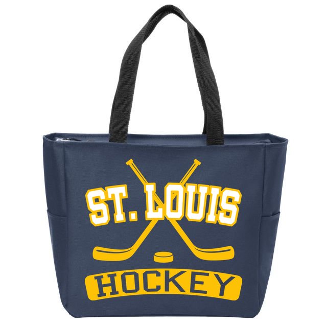 St. Louis Hockey Zip Tote Bag