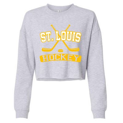 St. Louis Hockey Cropped Pullover Crew