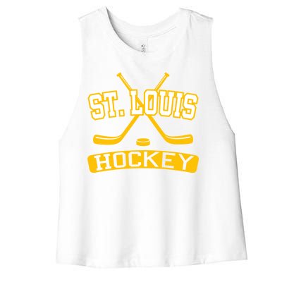 St. Louis Hockey Women's Racerback Cropped Tank