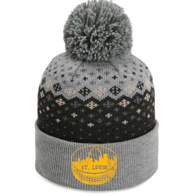 St. Louis Hockey Puck City The Baniff Cuffed Pom Beanie