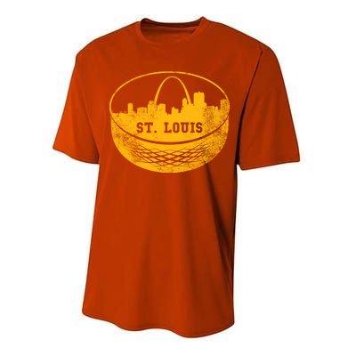 St. Louis Hockey Puck City Performance Sprint T-Shirt