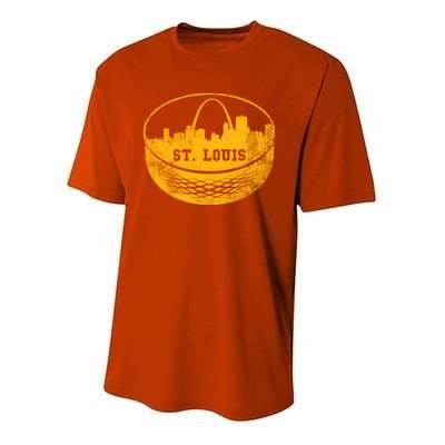 St. Louis Hockey Puck City Youth Performance Sprint T-Shirt