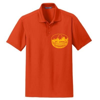 St. Louis Hockey Puck City Dry Zone Grid Polo