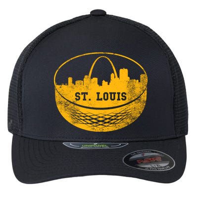 St. Louis Hockey Puck City Flexfit Unipanel Trucker Cap