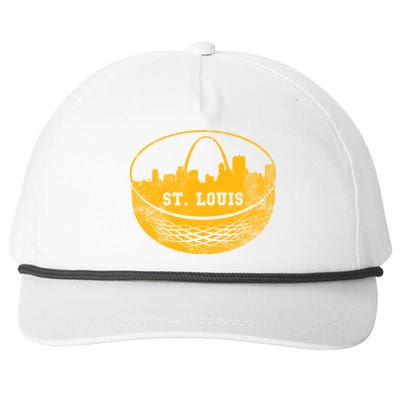 St. Louis Hockey Puck City Snapback Five-Panel Rope Hat