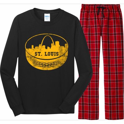 St. Louis Hockey Puck City Long Sleeve Pajama Set