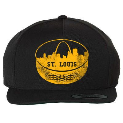 St. Louis Hockey Puck City Wool Snapback Cap