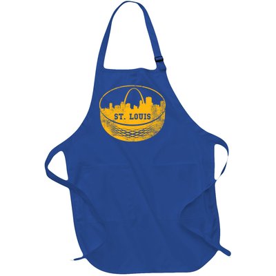 St. Louis Hockey Puck City Full-Length Apron With Pockets