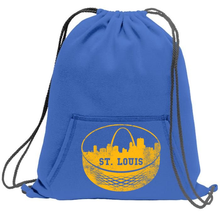 St. Louis Hockey Puck City Sweatshirt Cinch Pack Bag