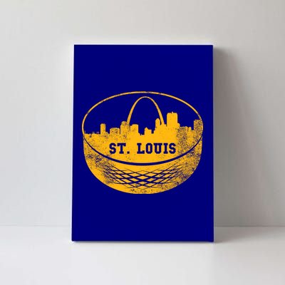 St. Louis Hockey Puck City Canvas