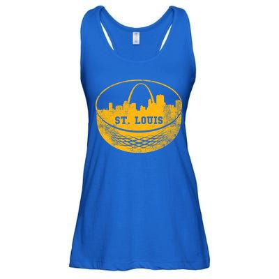 St. Louis Hockey Puck City Ladies Essential Flowy Tank