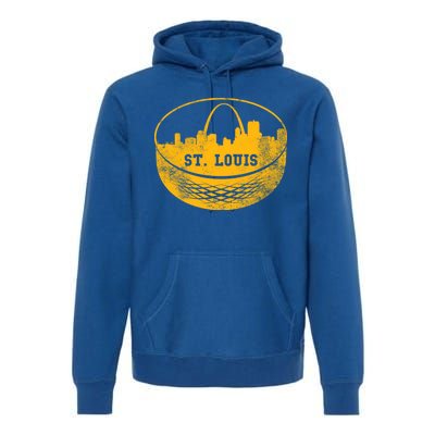 St. Louis Hockey Puck City Premium Hoodie