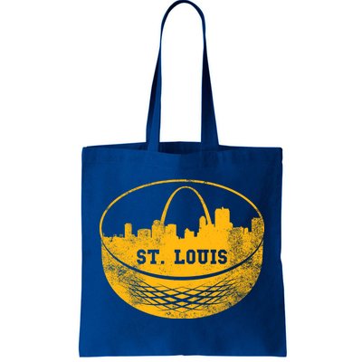 St. Louis Hockey Puck City Tote Bag