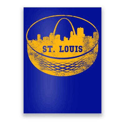 St. Louis Hockey Puck City Poster