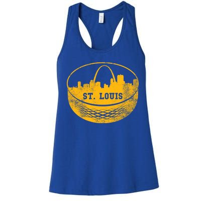 St. Louis Hockey Puck City Women's Racerback Tank