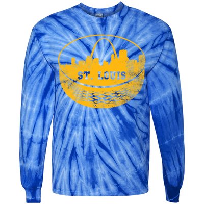 St. Louis Hockey Puck City Tie-Dye Long Sleeve Shirt