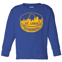 St. Louis Hockey Puck City Toddler Long Sleeve Shirt