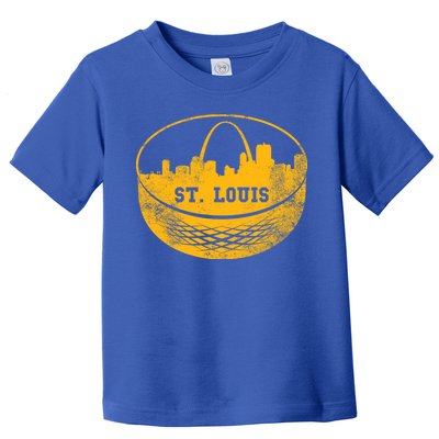 St. Louis Hockey Puck City Toddler T-Shirt