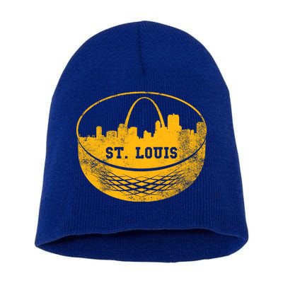 St. Louis Hockey Puck City Short Acrylic Beanie