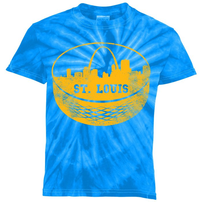 St. Louis Hockey Puck City Kids Tie-Dye T-Shirt