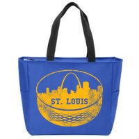 St. Louis Hockey Puck City Zip Tote Bag