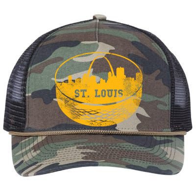 St. Louis Hockey Puck City Retro Rope Trucker Hat Cap