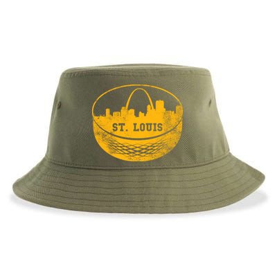 St. Louis Hockey Puck City Sustainable Bucket Hat