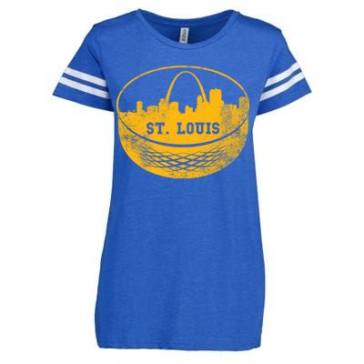 St. Louis Hockey Puck City Enza Ladies Jersey Football T-Shirt