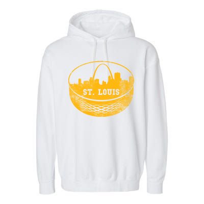 St. Louis Hockey Puck City Garment-Dyed Fleece Hoodie