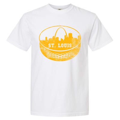 St. Louis Hockey Puck City Garment-Dyed Heavyweight T-Shirt