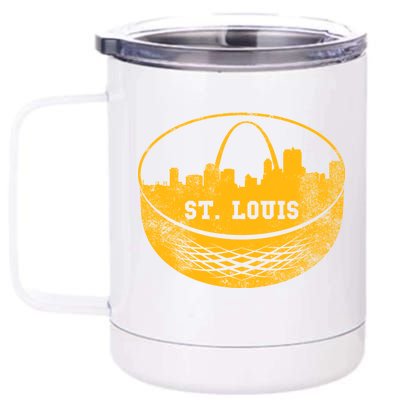 St. Louis Hockey Puck City 12 oz Stainless Steel Tumbler Cup