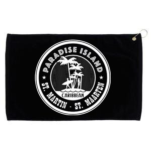 St. Martin Paradise Island Grommeted Golf Towel