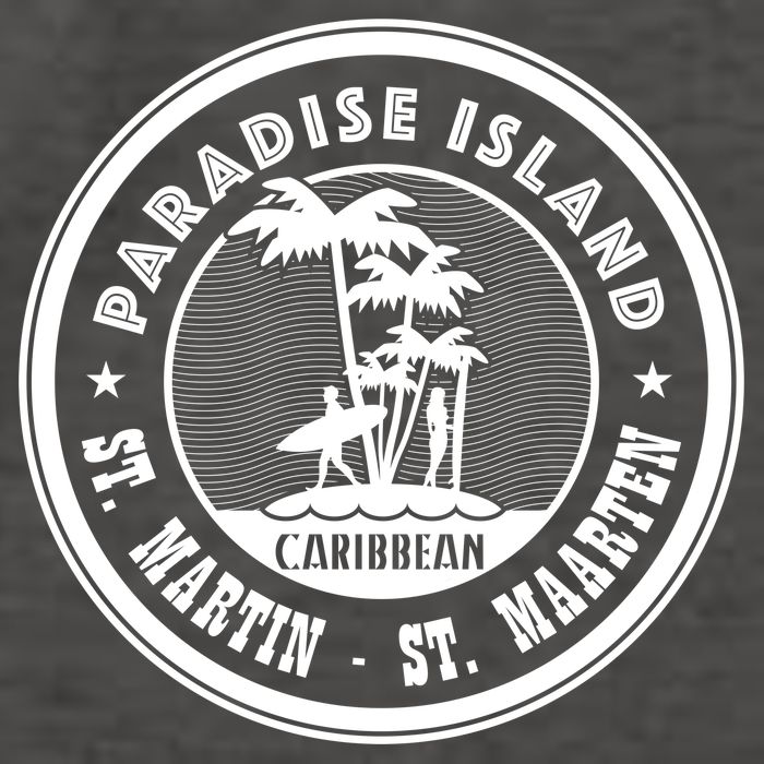 St. Martin Paradise Island Vector Backpack