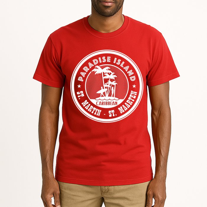 St. Martin Paradise Island Tall T-Shirt