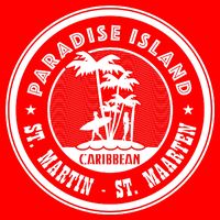 St. Martin Paradise Island Tall T-Shirt