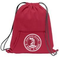 St. Martin Paradise Island Sweatshirt Cinch Pack Bag