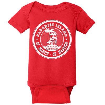 St. Martin Paradise Island Baby Bodysuit