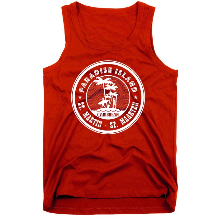 St. Martin Paradise Island Tank Top