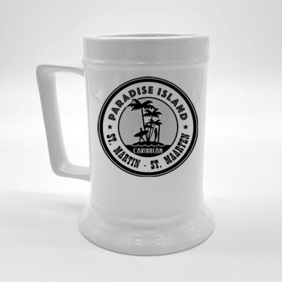 St. Martin Paradise Island Beer Stein