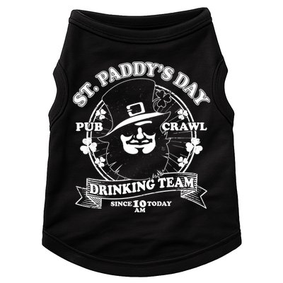 St. Paddy's Day Pub Crawl Drinking Team Doggie Tank