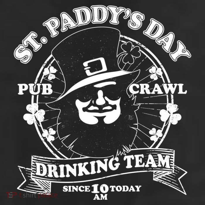 St. Paddy's Day Pub Crawl Drinking Team 11oz C Handle Ceramic Mug